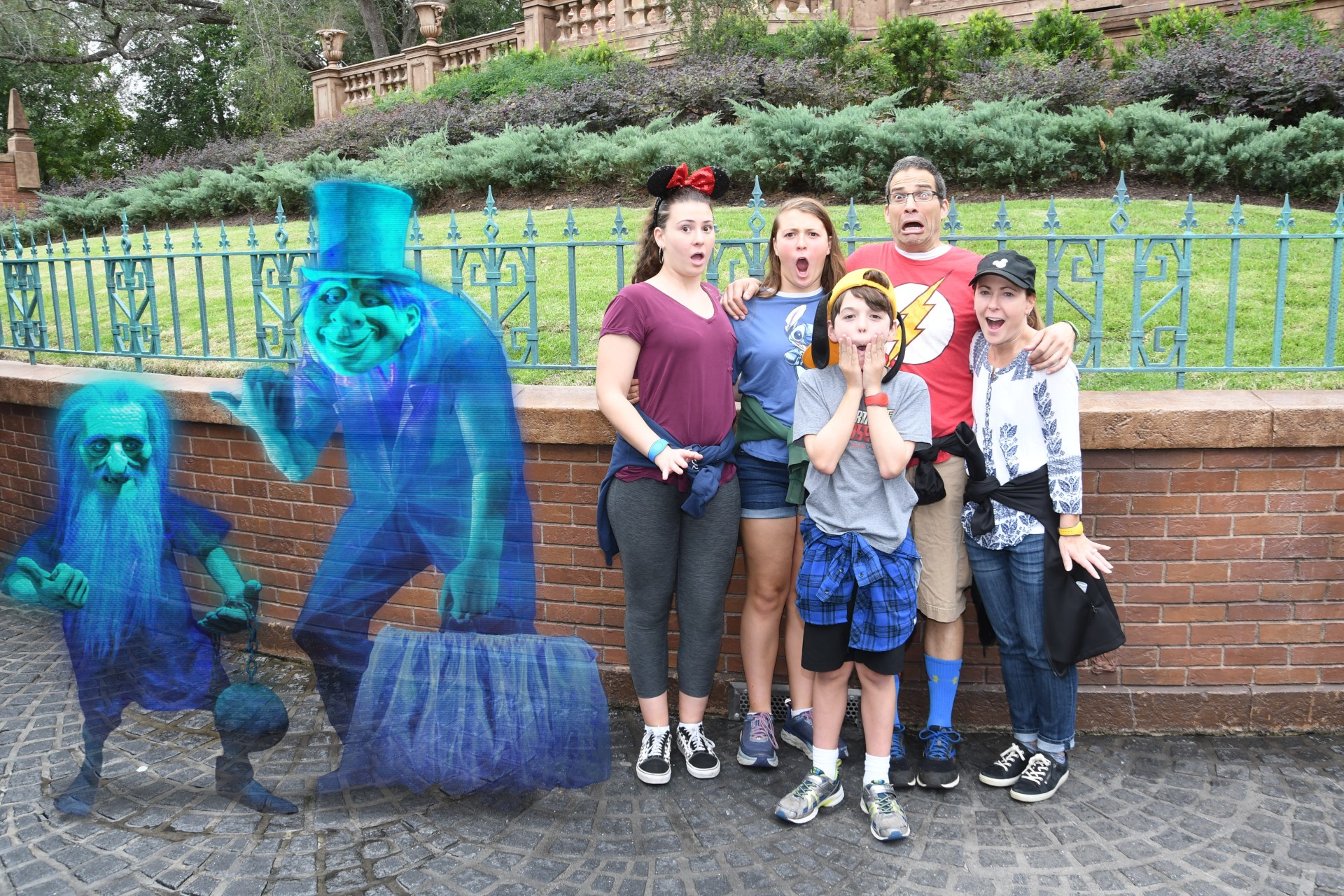 The owners of Magic Moments villa at the Haunted Mansion in Walt Disney World near Kissimmee